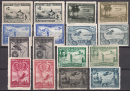 Spain 1930 Airmail Iberoamericana Mi#554-561 Diff. Colours, Mint Hinged - Neufs