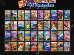 United States, USA, 2006 Wonders Of America, Full Sheet, Nature, Landscape - Nuevos