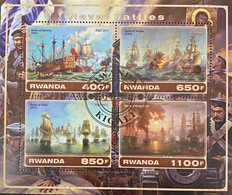 Rwanda Velletje Zeeslagen - Used Stamps