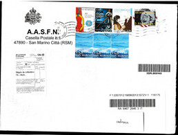 San Marino - Postal History & Philatelic Cover With Registered Letter - 205 - Entiers Postaux