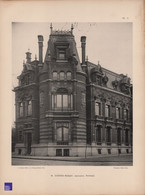 Hôtel Réquillart-Roussel Roubaix - Rare Photographie En Phototypie 30x40cm Architecte Dupire-Rozan Architecture GFE1-5 - Architecture