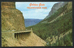 Golden Gate. Yellowstone National Park  -   Used  1980 - 2 Scans For Condition.(Originalscan !!) - Yellowstone