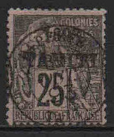 Tahiti  -1893  - Tb Des Colonies Surch   - N° 27 - Oblit - Used - Oblitérés