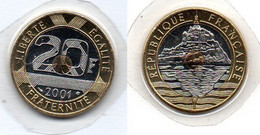 MA 20126 /   20 Francs 2001 Mont Saint Michel FDC - 20 Francs