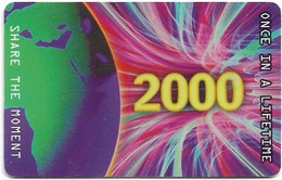 Namibia - Telecom Namibia - Millennium 2000 - Once In A Lifetime, Solaic, 1999, 10$, Used - Namibia