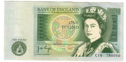 England United Kingdom 1 Pounds 1978 EF "Page" Even Number 780000 - 5 Pond