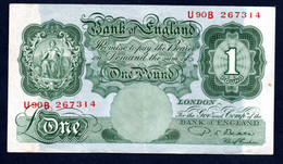 Banconota Inghilterra - 1 Pound 1948-50 - Circolata - 1 Pond