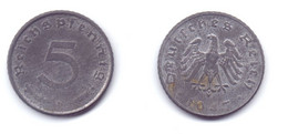 Germany 5 Reichepfennig 1947 D WWII Issue - 5 Reichspfennig