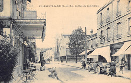 CPA 94 VILLENEUVE LE ROI / LA RUE DU COMMERCE / VOITURE - Villeneuve Le Roi