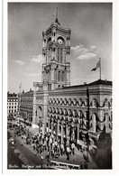 57446 - Deutsches Reich - 1936 - AnsKte "Berlin Rathaus Im Olympiaschmuck", Ungebraucht - Olympische Spiele