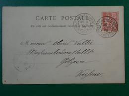 BP12 FRANCE BELLE  CARTE   1902 GERARMER ST NICOLAS  + MOUCHON 15C ++AFFR. INTERESSANT++ - Lettres & Documents