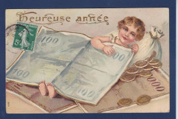 CPA Billet De Banque Banknote Circulé Gaufré - Monete (rappresentazioni)