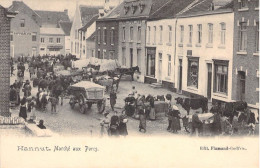 Belgique - Hannut - Marché Aux Porcs - Edit. Flamand Godfrin - Attelage - Animé - Vache- Carte Postale Ancienne - Hannut