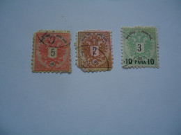 AUSTRIA EMPIRE USED STAMPS 3  LEVANT  Overprint - Sonstige & Ohne Zuordnung