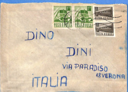 Lettre : Romania To Italy Singer DINO L00089 - Lettres & Documents