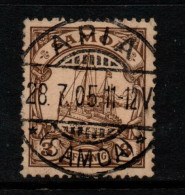 2267A- SAMOA - 1900 - MI#: 1 - USED - APIA  28-7-05 CANCEL - Samoa