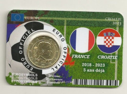 COINCARD 50 CTS BELGIQUE 2019 FRANCE-CROATIE. - Belgien