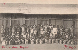 Congo - Groupe De Personnes Avec Des Arrosoirs - N°29 -  R Visser - Carte Postale Ancienne - - Autres & Non Classés