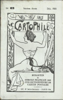 LE CARTOPHILE N°63 , Décembre 1981 , LES VOITURES POSTALES SUISSES , LA JOUTE , THE MARATHON RACE , Etc... - French