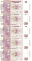 CONGO 50 FRANCS 2013 UNC P 97A ( 5 Billets ) - Non Classés