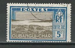 Oubangui Yv.T12, Mi P12 - Used Stamps