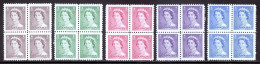 Canada - Scott #325-329 - Block/4 - MH/MNH - Top 2 MH, Bottom 2 MNH - SCV $5.60 - Unused Stamps