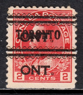 Canada - Toronto Precancel #6-106-D - Tear, Spacefiller - Used - CV $20 - Voorafgestempeld