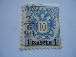 AUSTRIA EMPIRE USED STAMPS   LEVANT POSTMARK  CANDIA 1890 - Sonstige & Ohne Zuordnung