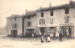 38-L'ALBENC-PLACE DE L'ALBENC-  CAFE BOURGARU - L'Albenc