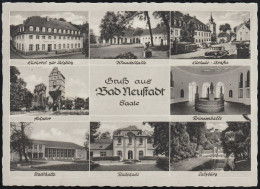 D-97616 Bad Neustadt - Saale - Alte Ansichten - Stadthalle - Cars - VW Bus - Rathaus - Nice Stamp - Mellrichstadt