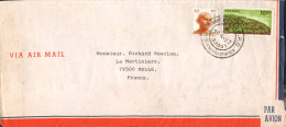 INDE AFFRANCHISSEMENT COMPOSE SUR LETTRE POUR LA FRANCE 1997 - Cartas & Documentos