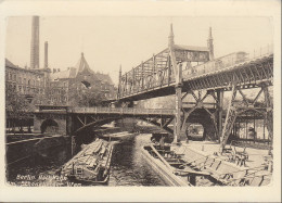 D-10963 Berlin - Gleisdreieck - Hochbahn - Eisenbahn - Landwehrkanal - Lastkahn Um 1919 - Kreuzberg