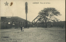 LANDEN  :  Place De La Gare  (  Geschreven Met Zegel ) - Landen