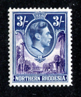 ( 1609 BCx) 1938 SG#42 M* Xlh (Sc#42) (Lower Bid- Save 20%) - Northern Rhodesia (...-1963)