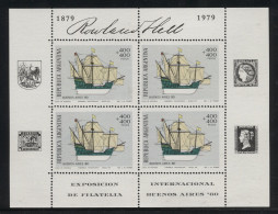 Argentina - 1979 Sailing Ships Kleinbogen (1) MNH__(FIL-10296) - Hojas Bloque