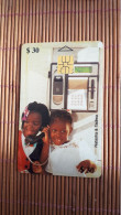 Phonecard Zimbabwe  $ 30  Used Rare - Zimbabwe