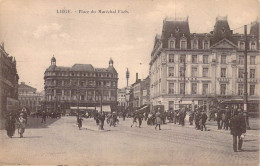 BELGIQUE - Liège - Place Du Maréchal Foch - Animée - Carte Postale Ancienne - Other & Unclassified