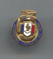 Boxing  - FFB France Federation Association, Old Pin Badge Abzeichen, Enamel - Boxen