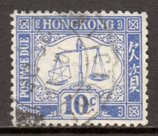 Hong Kong - Scott #J5 - Sideways Wmk - Used - SCV $15 - Portomarken