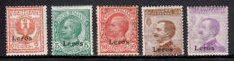 Italy (Lero)  - Scott #1//8 - Short Set - MH - See Description - SCV $25 - Egée (Lero)