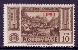 Italy (Lisso) - Scott #17 - MH - Light Hinge Crease - SCV $18 - Egée (Lipso)