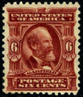 US #305 Mint Hinged 6c Garfield From 1903 - Nuevos