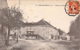 FRANCE - 39 - ORCHAMPS - Place Et Puits - Carte Postale Ancienne - Other & Unclassified