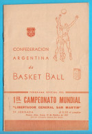1950 FIBA World Basketball Championship (Argentina) Old Programme * Programm Programma Programa Pallacanestro Baloncesto - Bücher