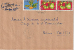 15693  TIMBRES OFFICIELS - FARE HUAHINE  - îles Sous Le Vent - 1984 - Covers & Documents