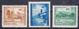 Italy Yugoslavia Trieste Zone B, Airmail UPU 1952/1953 Mi#57-59, Sassone#17-19 Mint Hinged - Ongebruikt