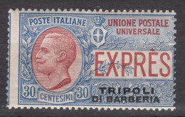 Italy Foreign Offices 1909 Tripoli Di Barberia, Espresso Sassone#2 Mi#12 Mint Never Hinged - Non Classés