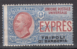 Italy Foreign Offices 1909 Tripoli Di Barberia, Espresso Sassone#2 Mi#12 Mint Never Hinged - Non Classés