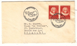 Groenland - Lettre De 1958 - Oblit Godthäb - Hans Egede - - Lettres & Documents
