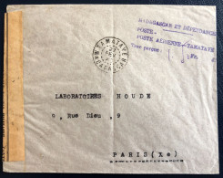 Madagascar, Affranchissement En Numéraire Sur Enveloppe TAD Tamatave 27.2.1945 + Censure - (B4668) - Covers & Documents